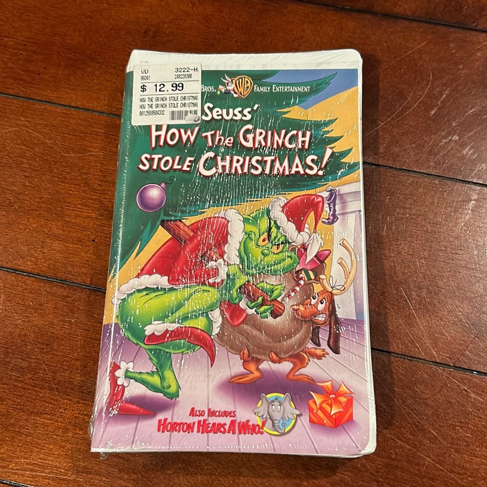 FACTORY SEALED Dr Seuss How The Grinch Stole Christmas VHS Horton Clamshell